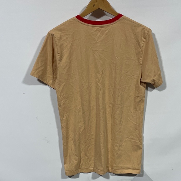 Dutch bros Stoked Tan and Red Men's T-Shirt - Picture 3 of 3